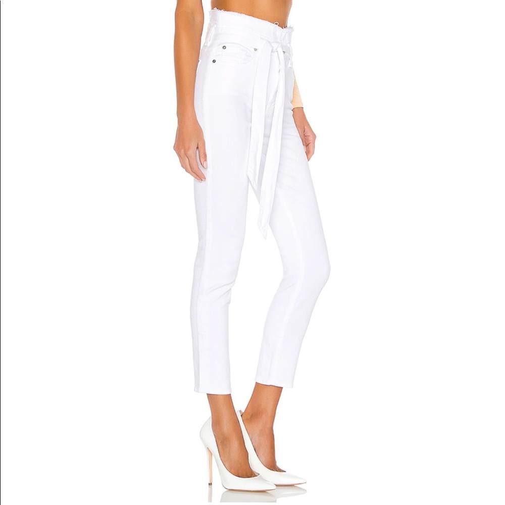 7 For All Mankind Paperbag Waist Pant - Picture 2 of 4
